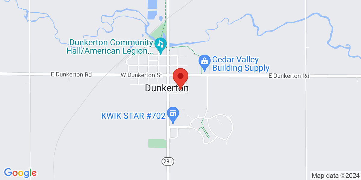 Map of Dunkerton Public Library